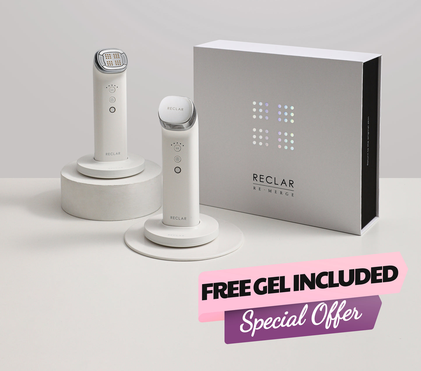 Reclar Re-Merge Skin Regeneration and Elasticity Device + Free Gel Gift
